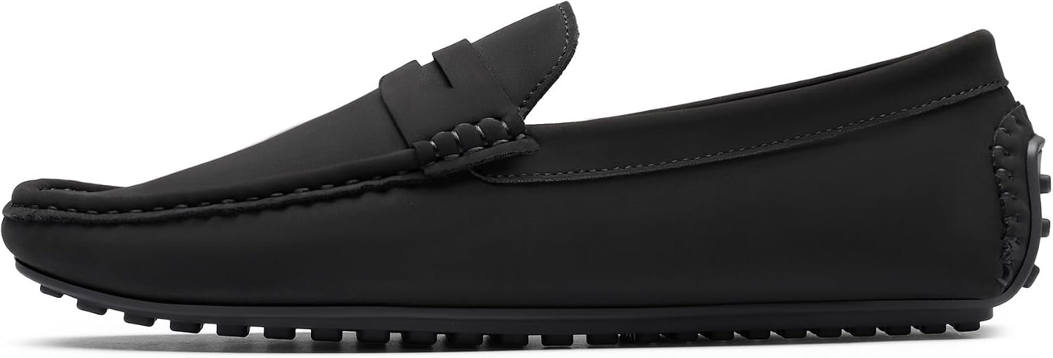 Men's Slip on Penny Loafer Suede Driving Shoes Image 2