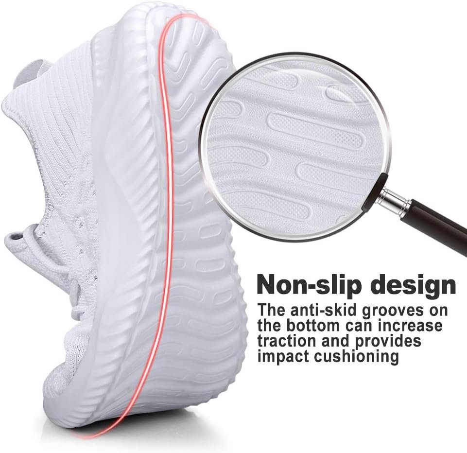 Mens Slip On Walking Shoes Lightweight Breathable Non Slip Running Shoes Comfortable Fashion Sneakers for Men Image 2