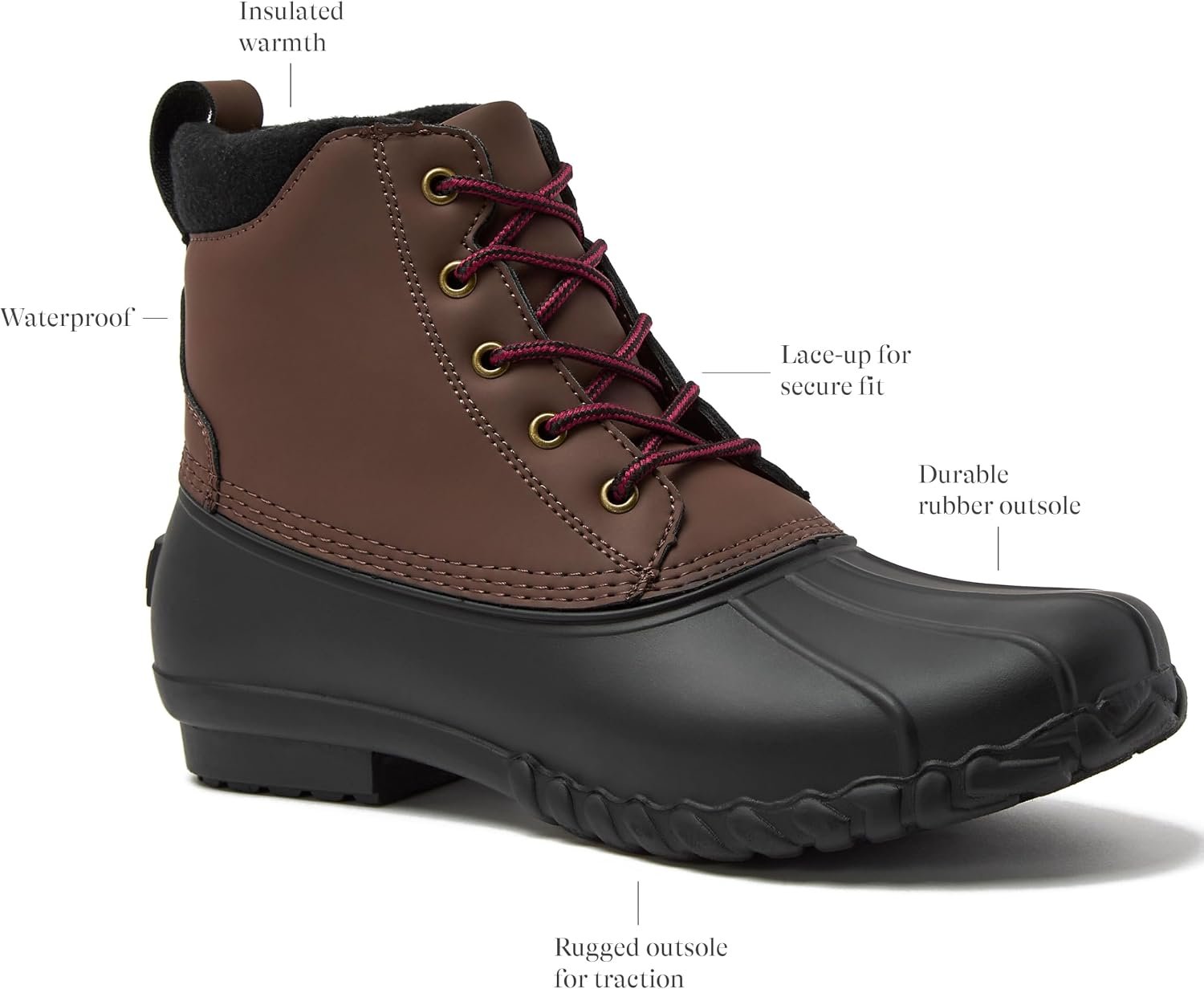 Waterproof Boots for Men Insulated Warm Mens Duck Boots Image 2