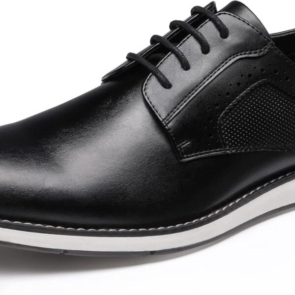 Men's Plain Toe Oxford Shoes Business Formal Derby Dress Sneakers