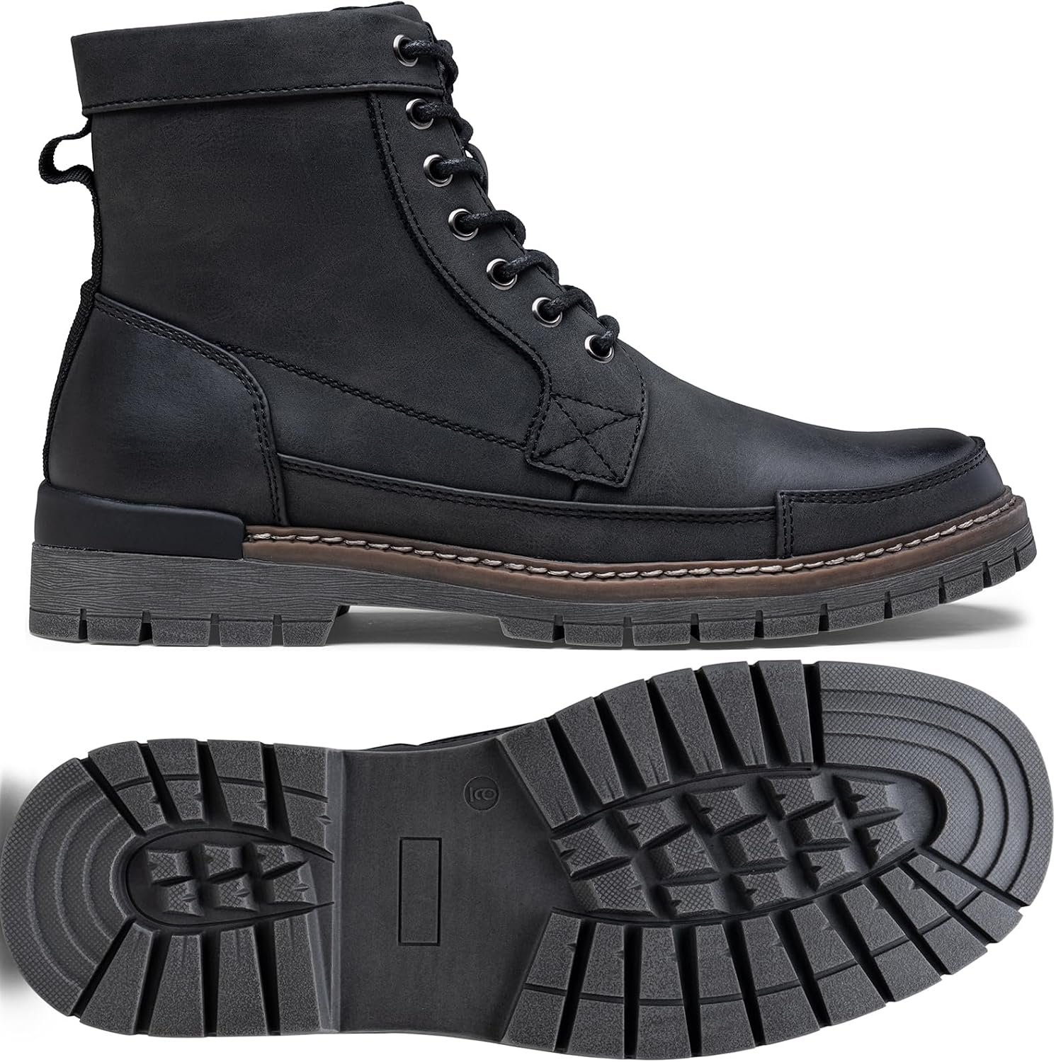 Men Boots Casual Motorcycle Boots for Men Zipper Combat Botas Para Hombre Fashion Image 2