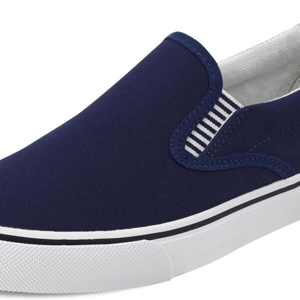 Mens Classic Canvas Shoes Slip on Sneakers Loafers Shoes Casual Fashion Shoes