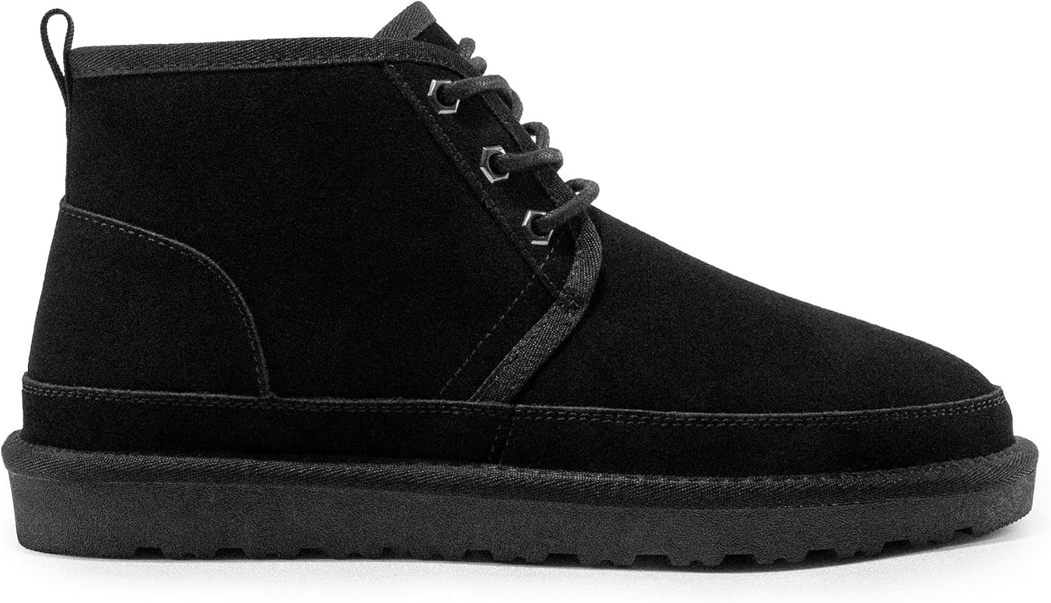 Men's Winter Snow Boots Cozy Suede Leather Cold Weather Warm Outdoor Casual Ankle Boots Image 2