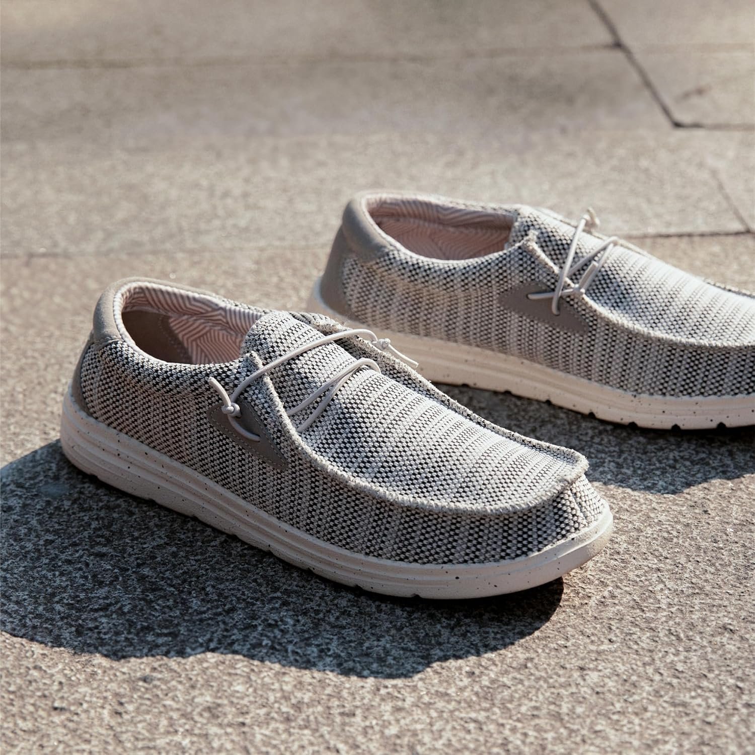 Men's Casual Slip on Loafers Stretch Shoes Image 2