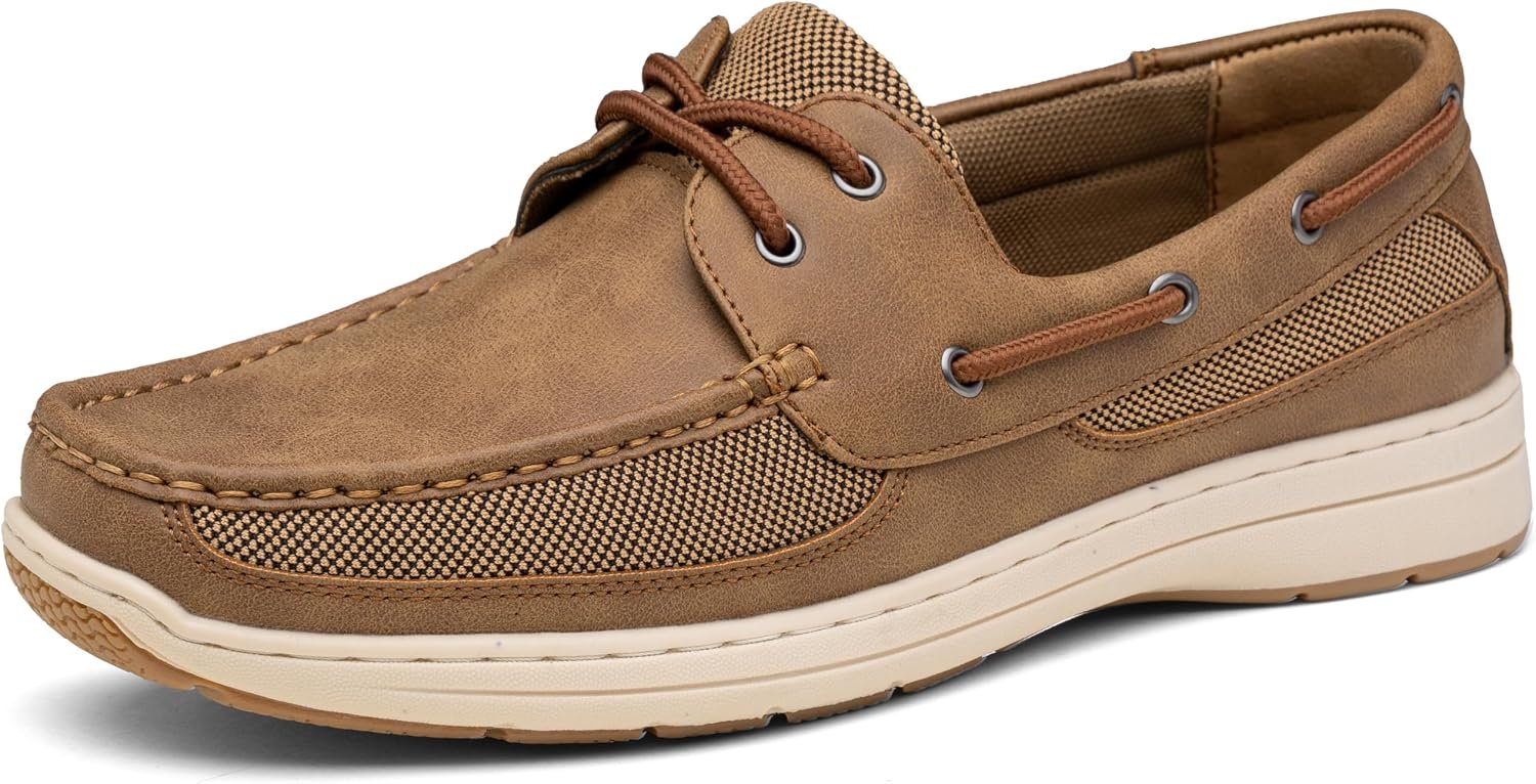 Men's Boat Shoes Slip On Stylish Casual Loafers Deck Shoes for Men