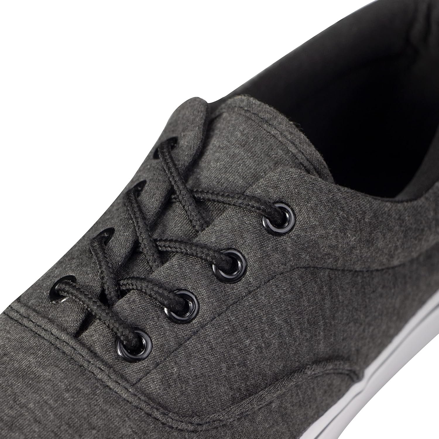 Men's Black Classic Low Top Shoes Canvas Fashion Sneaker with Soft Insole Cal Dress Shoes for Men able Walking Shoes Image 2